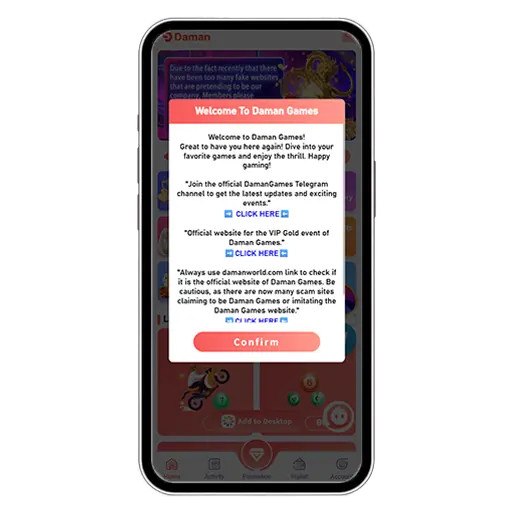 Spin 777 Welcome Screen